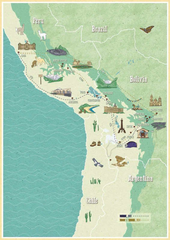 View project: South America Map